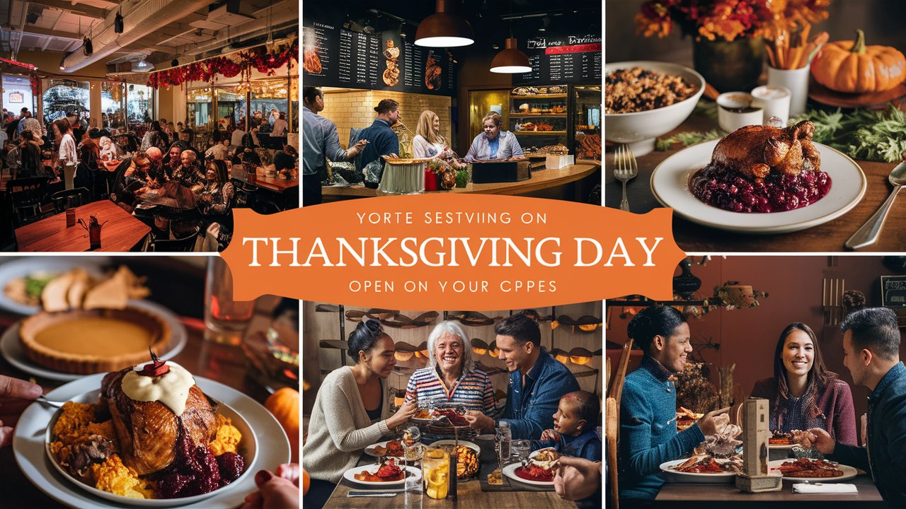 food places open on thanksgiving