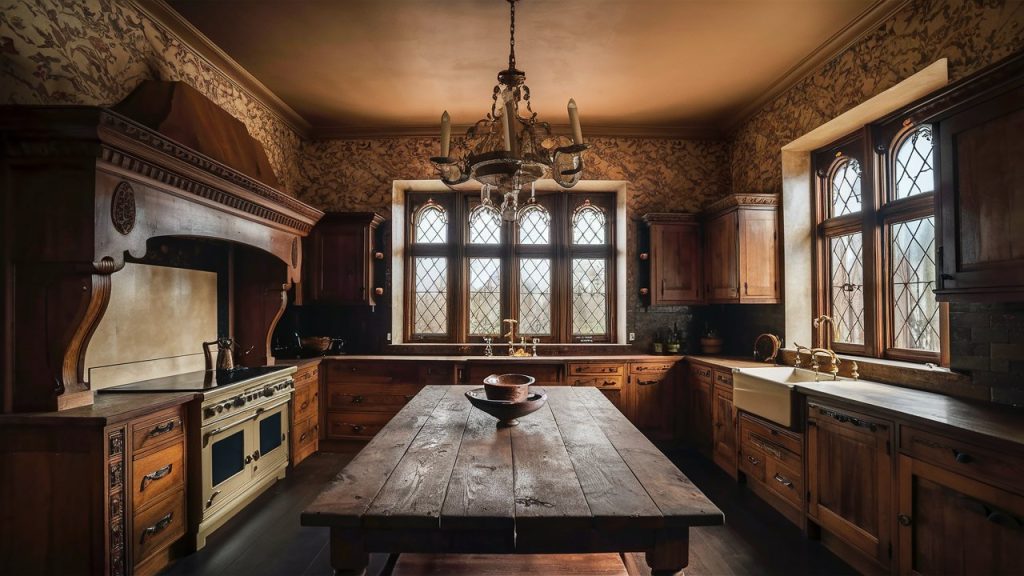 victorian style kitchen