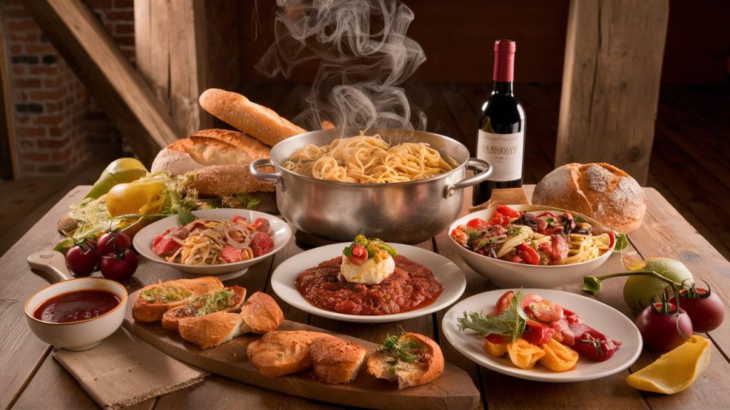 a stunning photo of a traditional italian feast fe sRmxXNuSQigB0Z4YYuYWg c1tGttuKTCGufHqQ4UXqNg