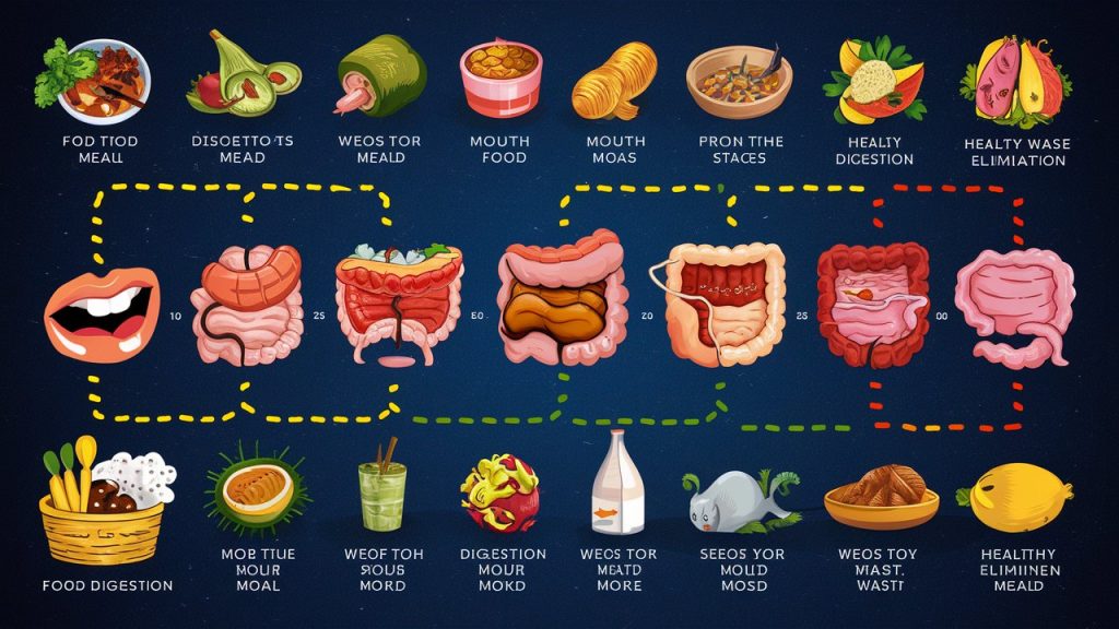 food digest time chart