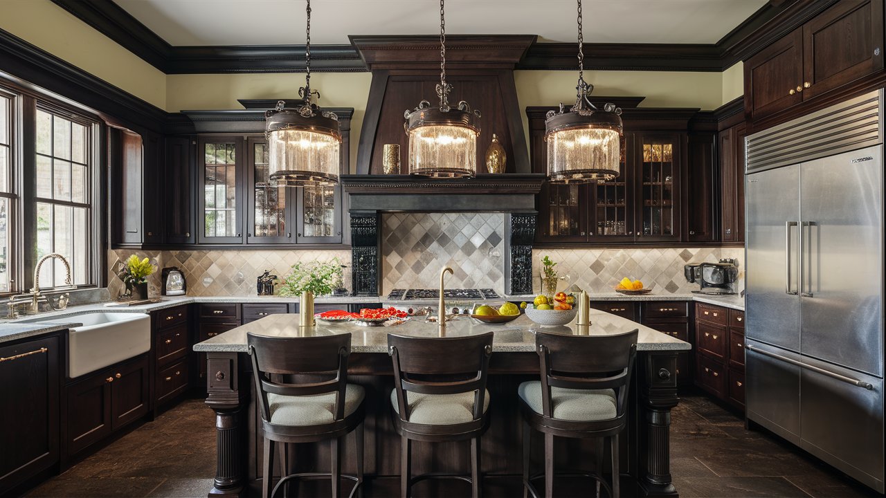 victorian style kitchen